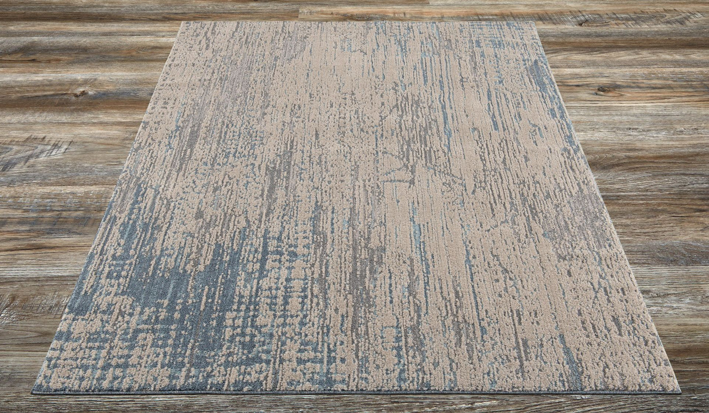 Amazon- Az10447-Gray_Blue-7.10 X 10.6 Area Rug