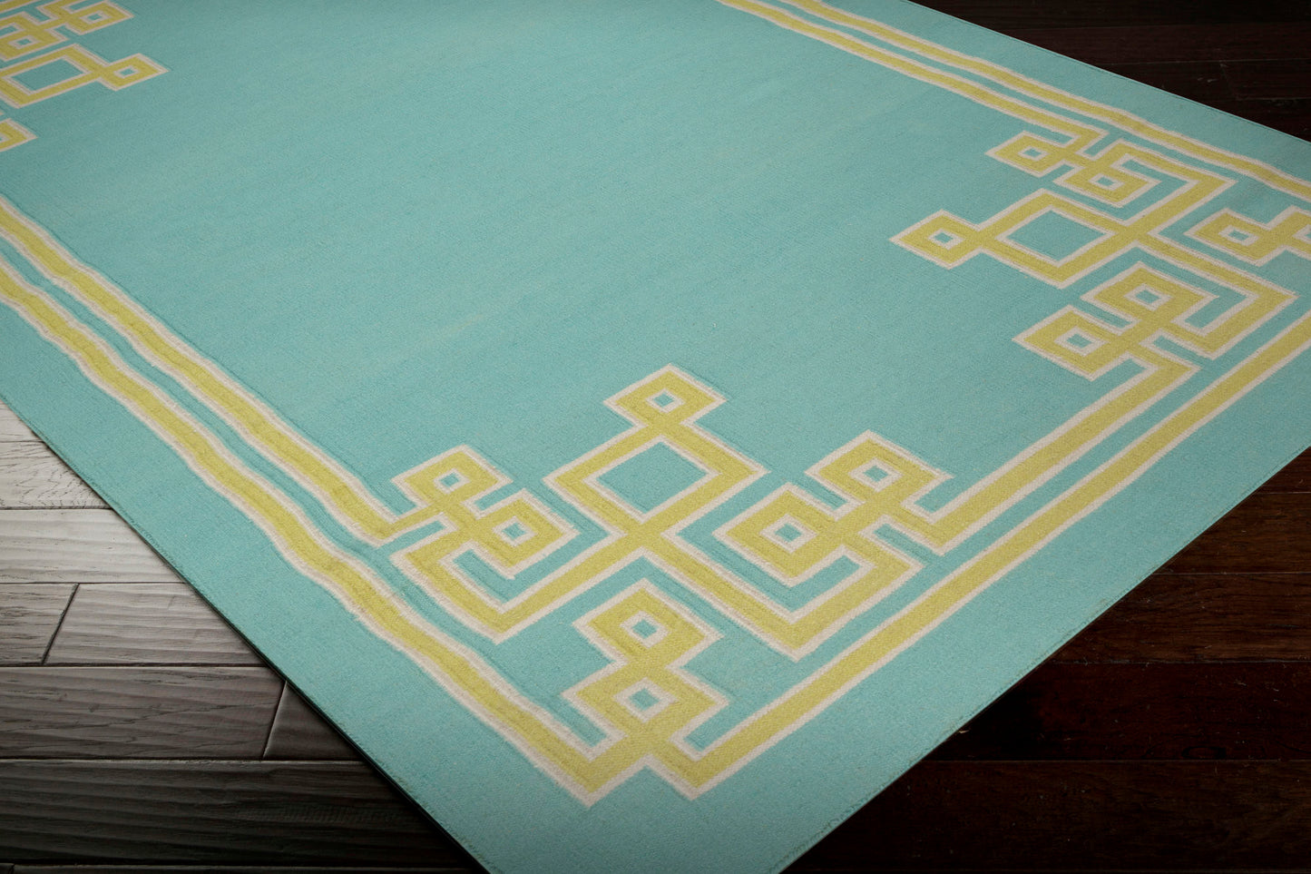 Surya Alameda Aqua Rug 2'6" X 8'