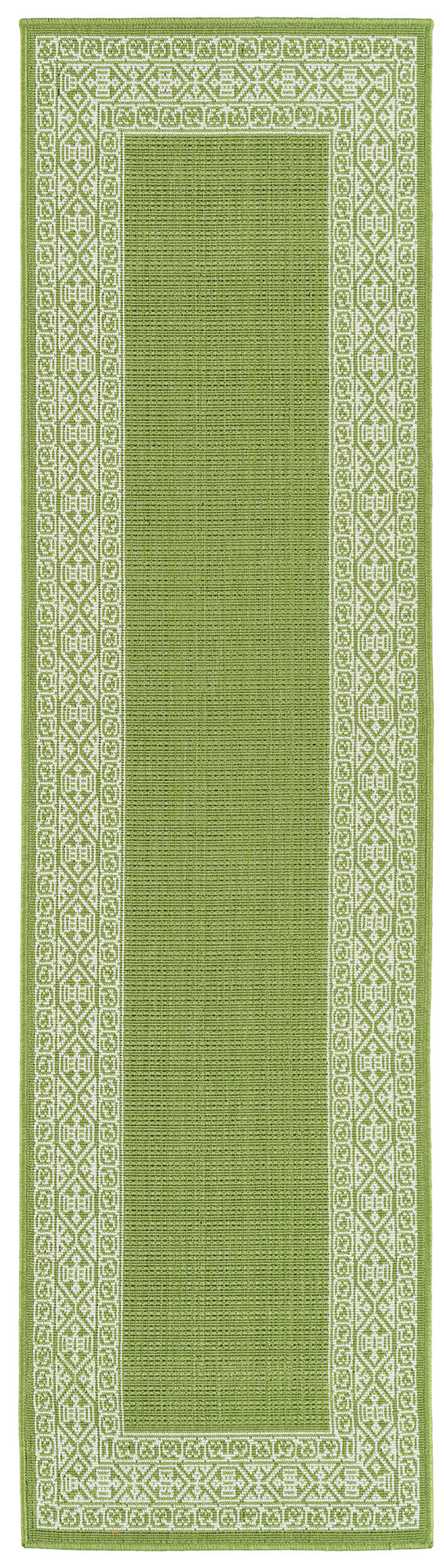 Kaleen Amalie Collection AML06-96 Lime Green Runner 2'2" x 8'