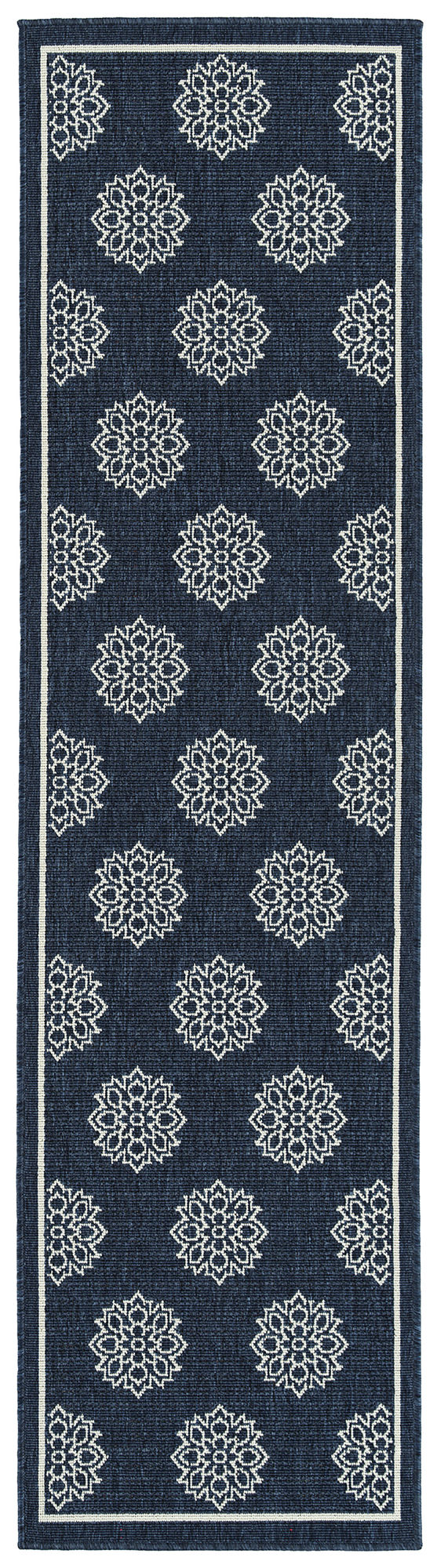 Kaleen Amalie Collection AML07-22 Navy Area Rug 7'2" x 10'5"