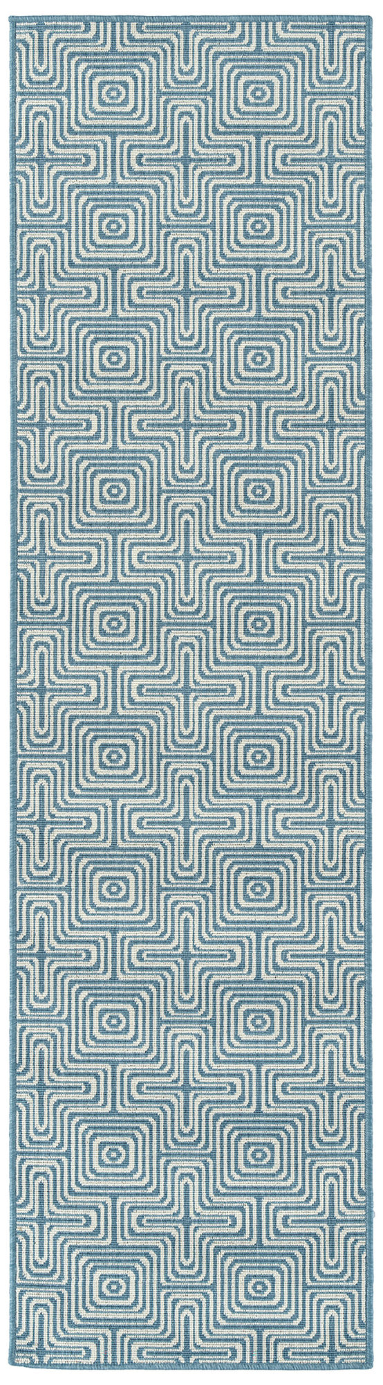 Kaleen Amalie Collection AML10-79 Light Blue Runner 2'2" x 8'