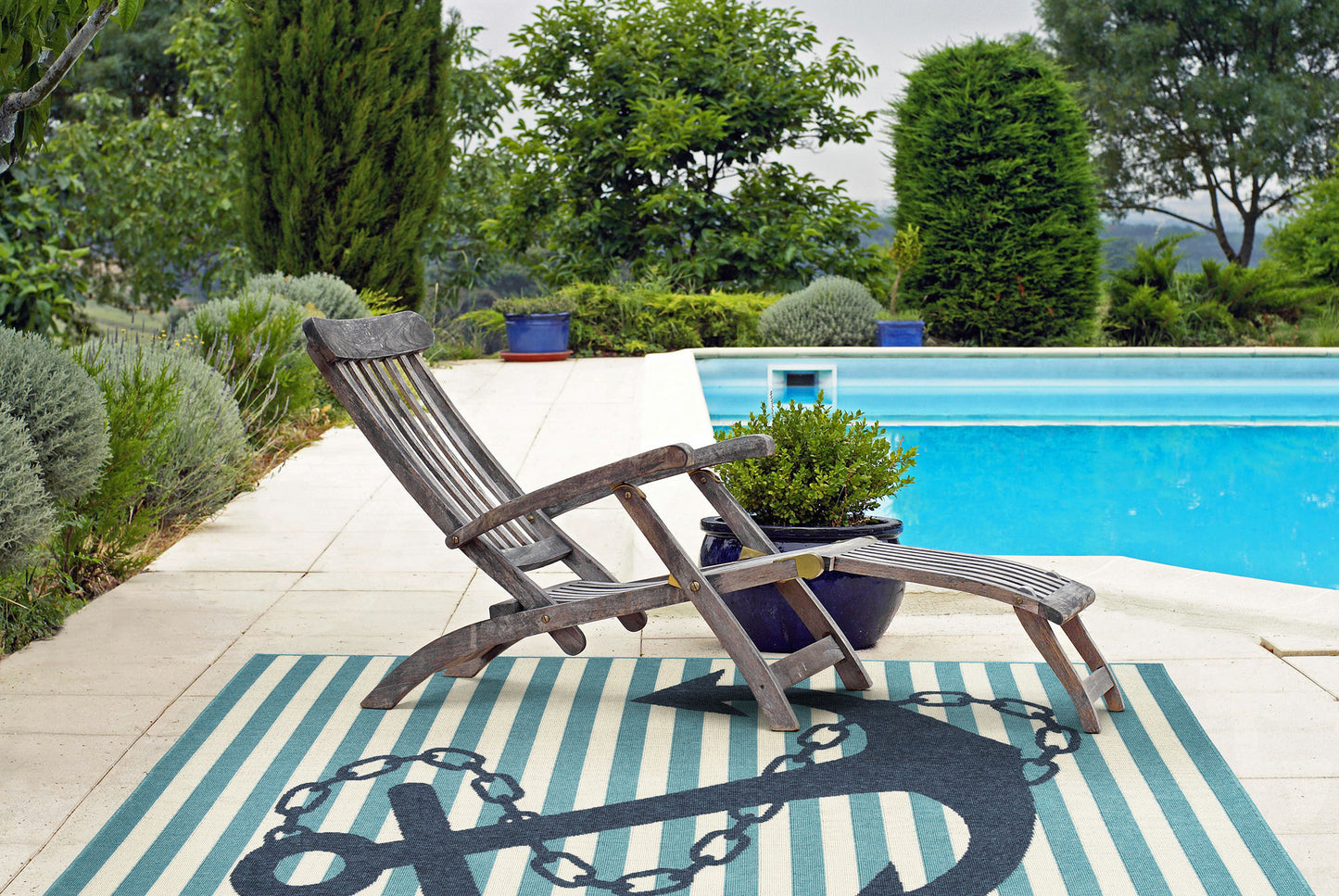 Kaleen Amalie Collection AML14-79 Light Blue Area Rug 3'6" x 5'6"