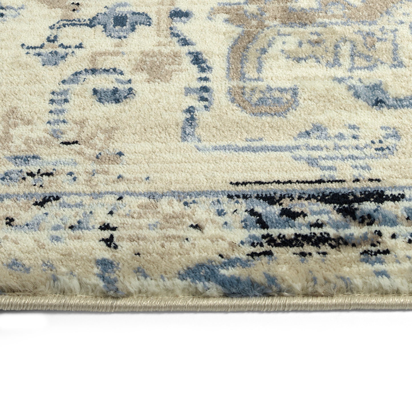 Kaleen Ania Collection Light Blue Area Rug 5'3" x 7'