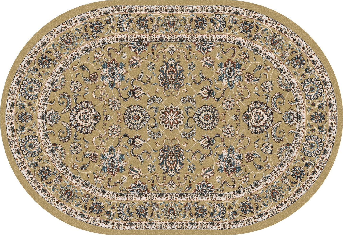 Arabella-Ar_00_0146-Beige-Round 5.3 Area Rug