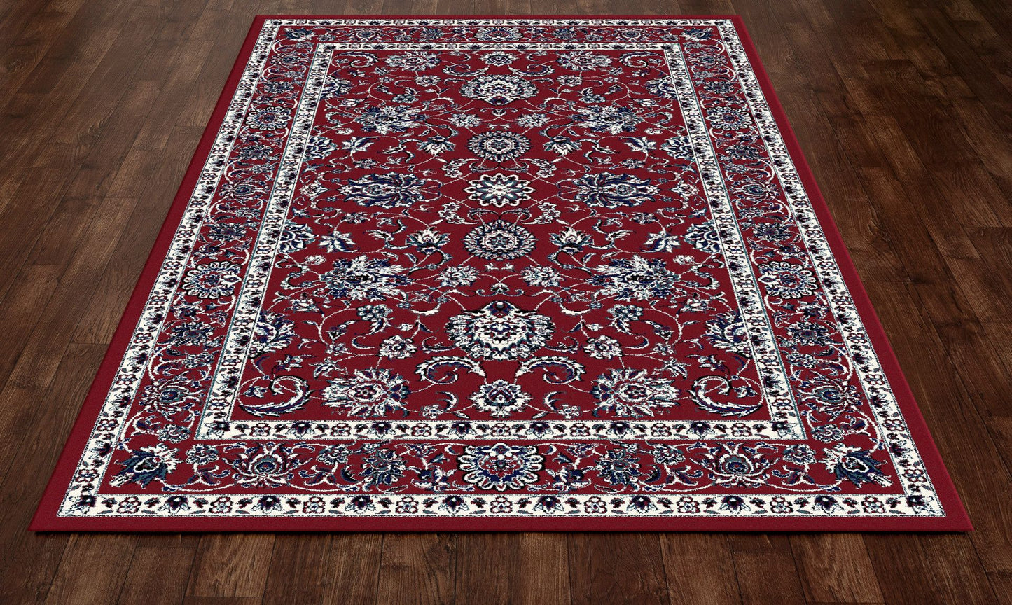 Arabella-Ar_00_0148-Red-Roll Runner Cut 2.2 X 1 Runner Rug