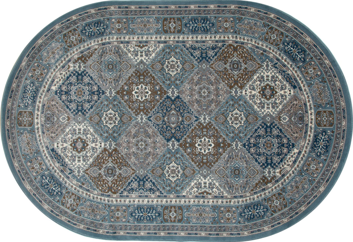Arabella-Ar_00_0153-Blue-Oval 6.7 X 9.6 Area Rug