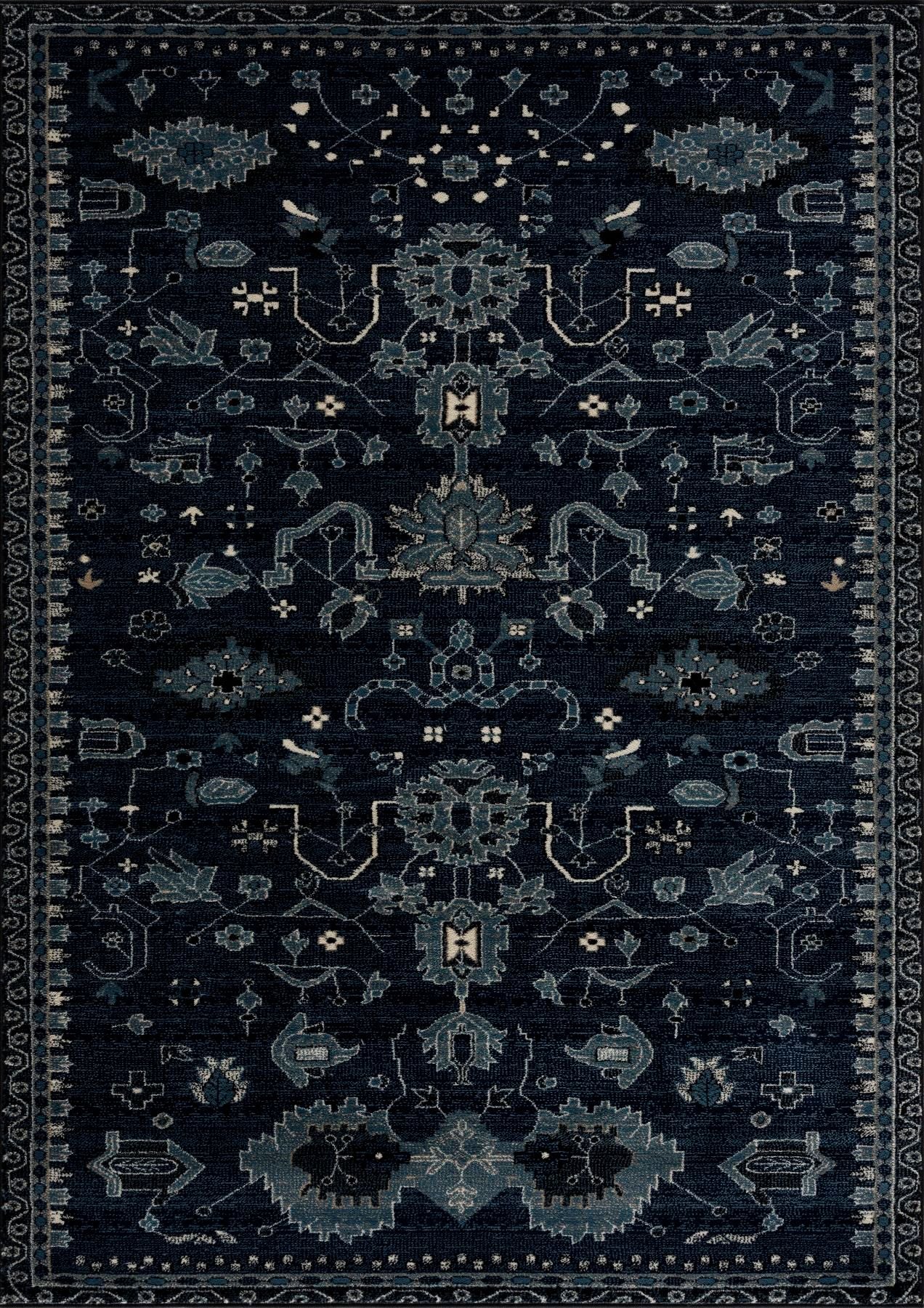 Arabella-Arb39-Navy-Canada-Car039811-7.10 X 10.6-240X320 Area Rug