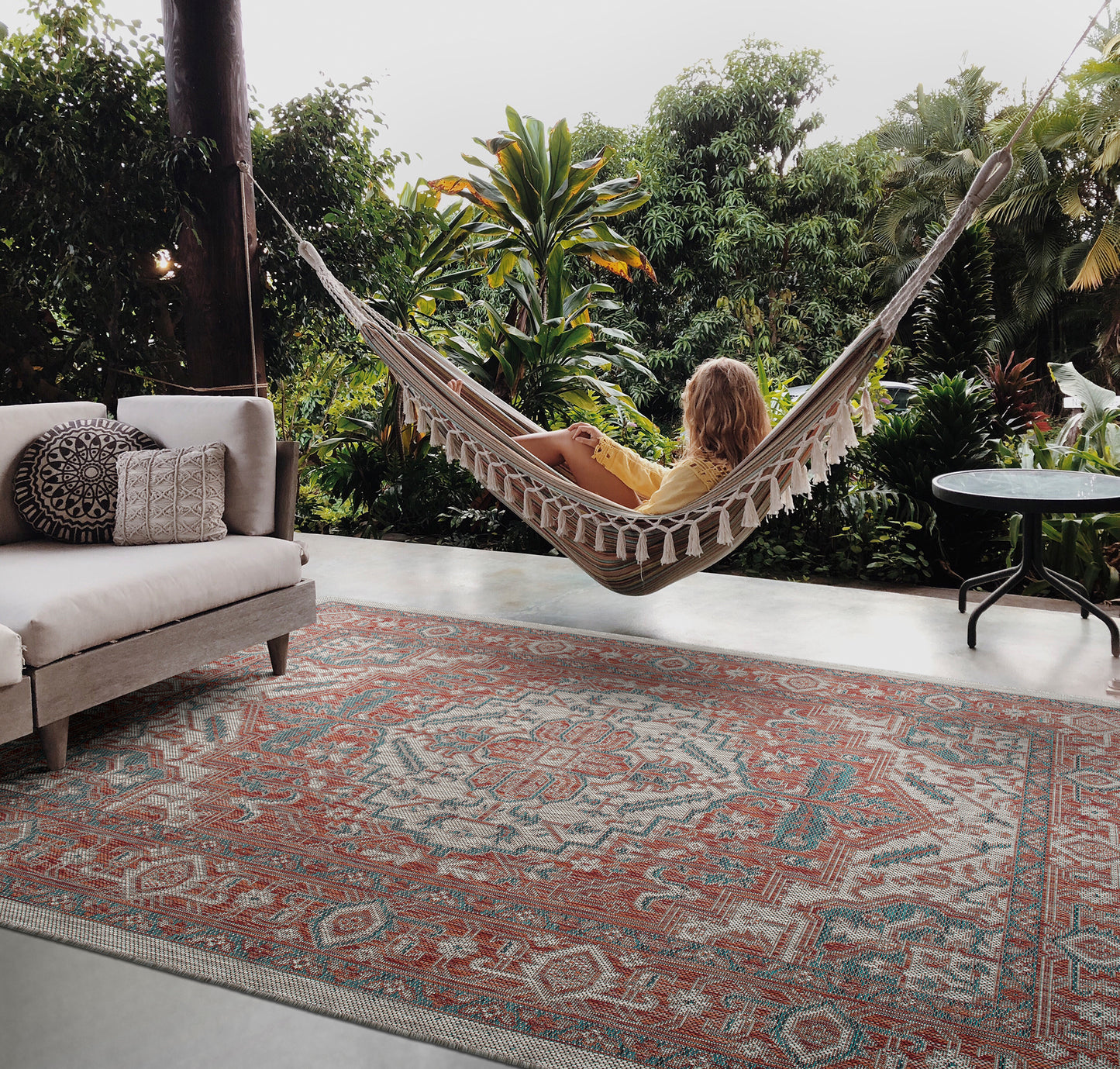 Kaleen Arelow Collection ARE01-53 Paprika Area Rug 3'11" x 5'11"