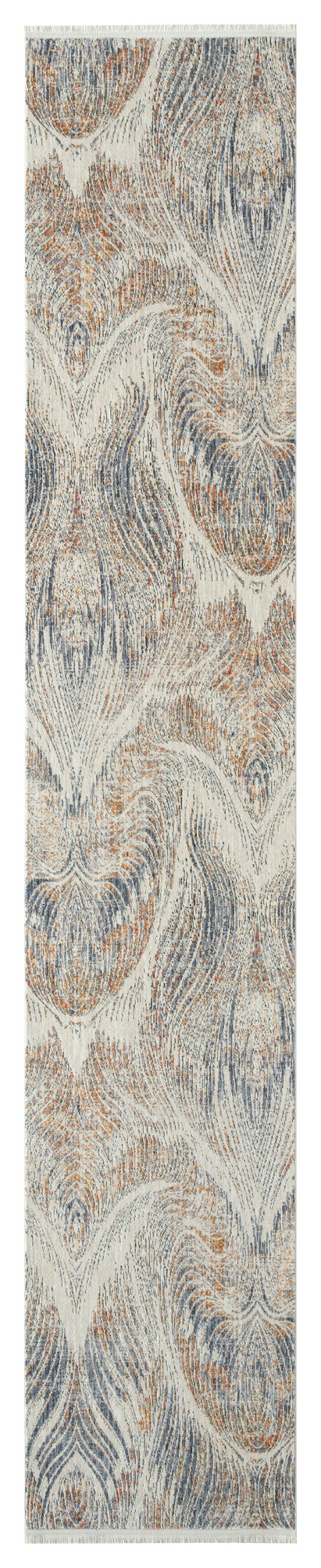 Kaleen Artundra Collection Ivory Denim Runner 2'3" x 11'7"