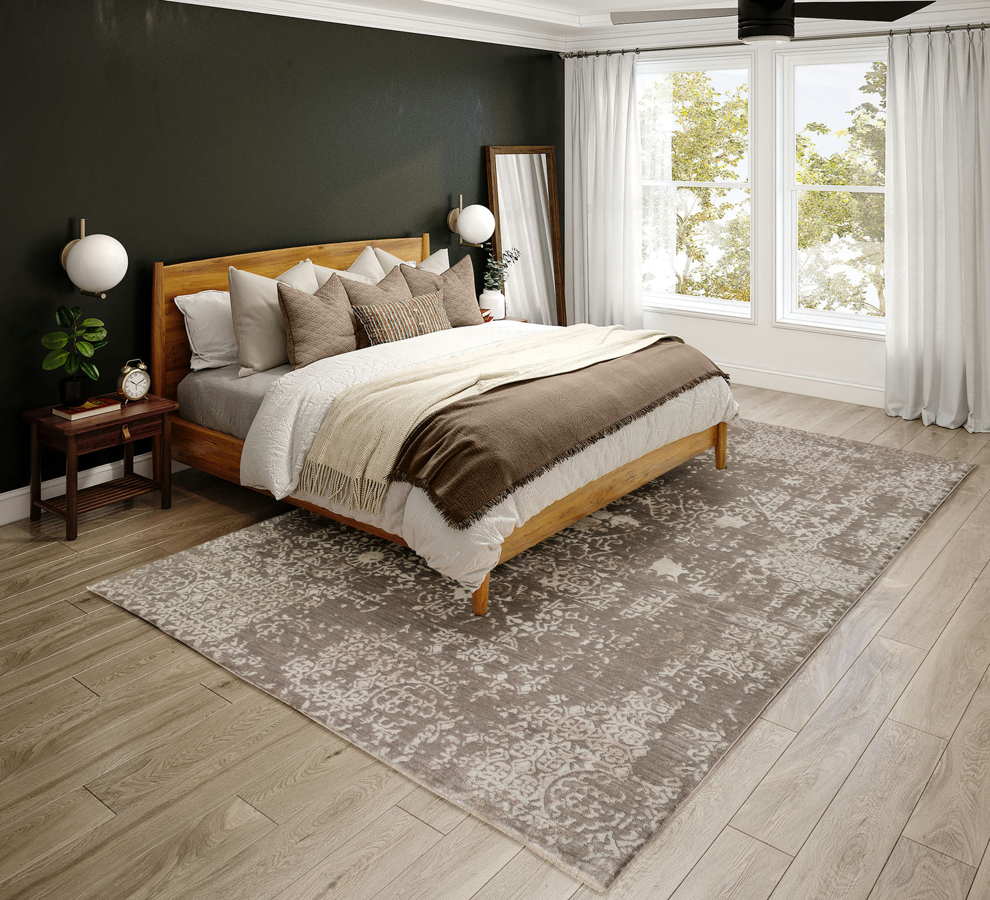 Antalya AY3 Silver 7'10" x 10' Rug