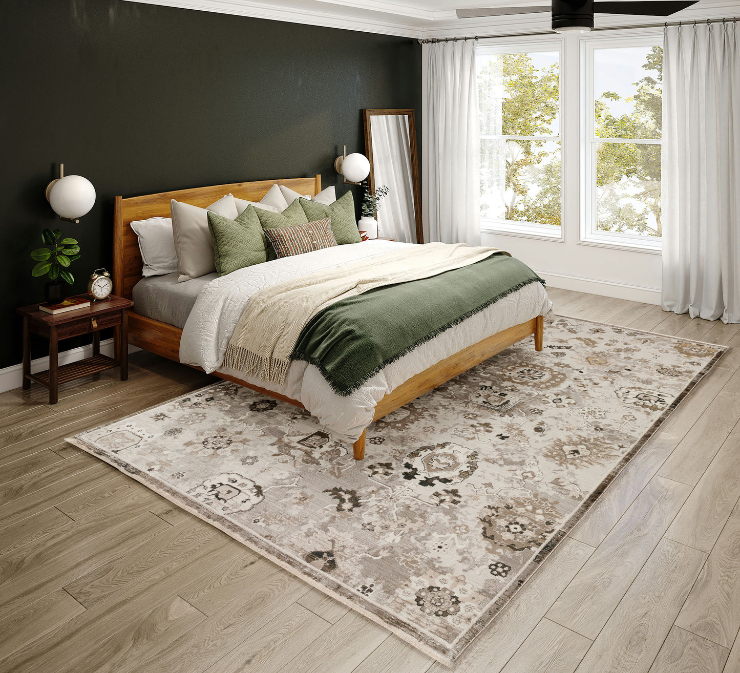 Antalya AY5 Silver 7'10" x 10' Rug