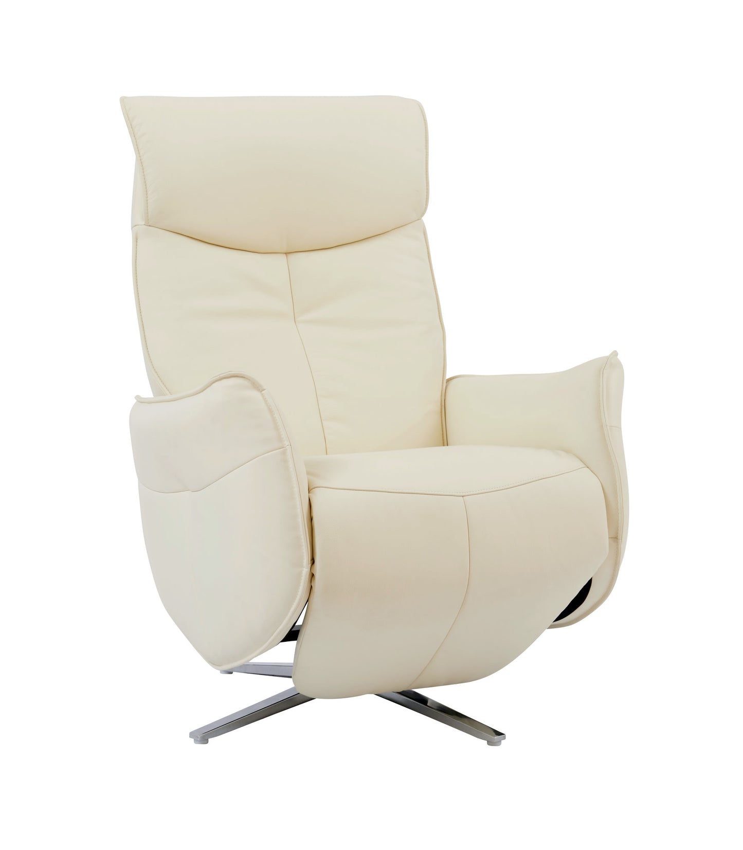 15P-1141 Ardon Swivel Pedestal Power Recliner, Capri White