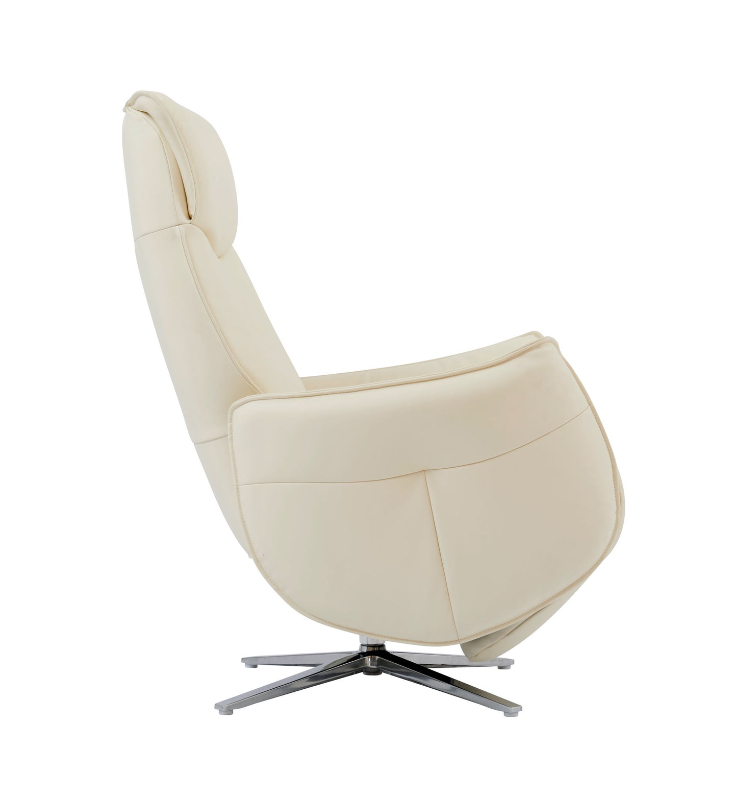 15P-1141 Ardon Swivel Pedestal Power Recliner, Capri White