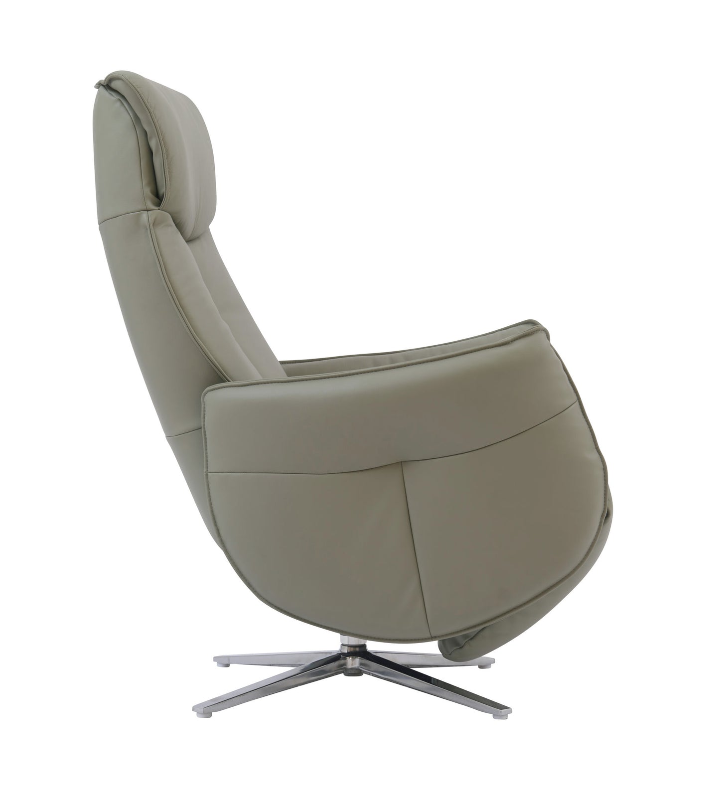 15P-1141 Ardon Swivel Pedestal Power Recliner, Capri Grey