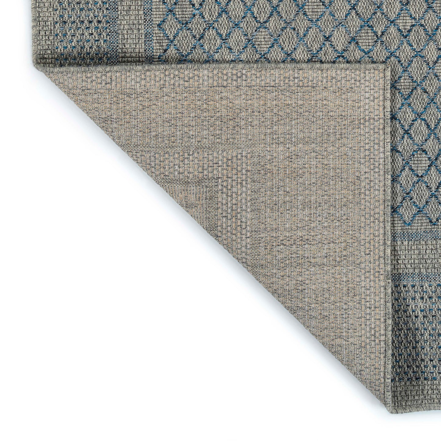Kaleen Bacalar Collection BAC08-17 Blue Area Rug 5'3" x 7'6"