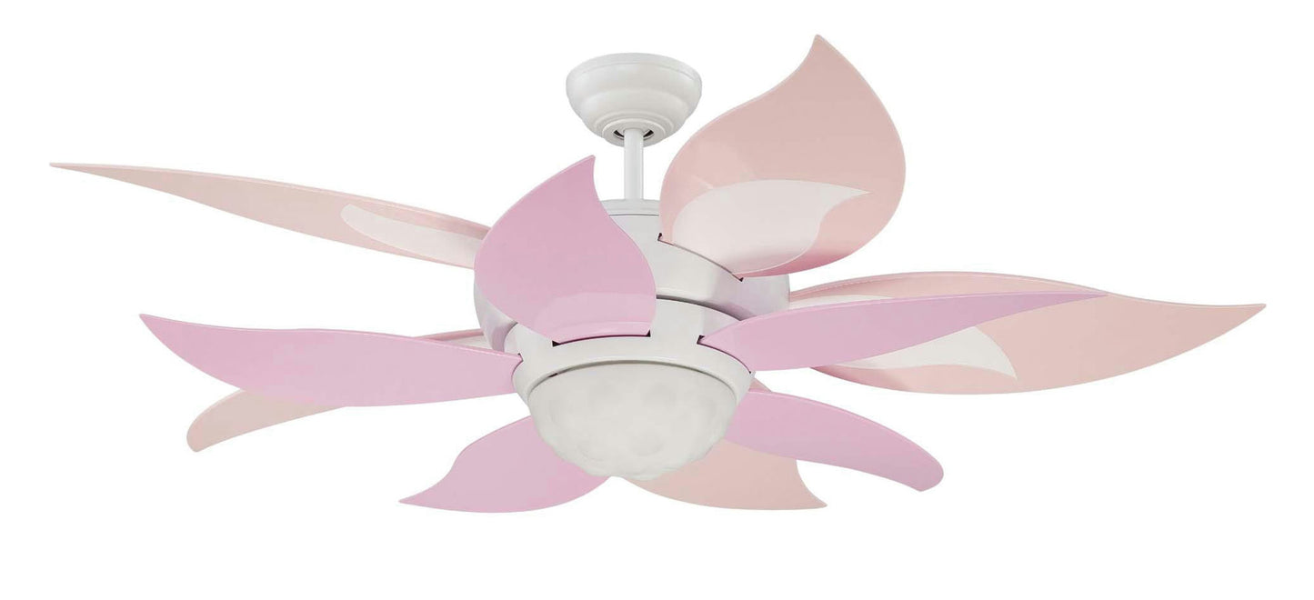 52" Bloom Ceiling Fan in White