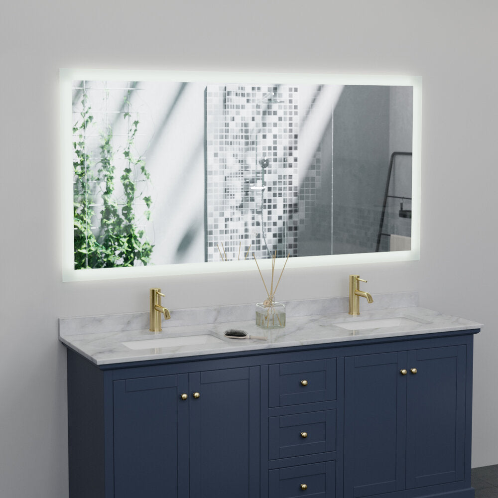 Arpella Puralite 70 in. x 36 in. LED Wall Mounted Backlit Vanity Mirror