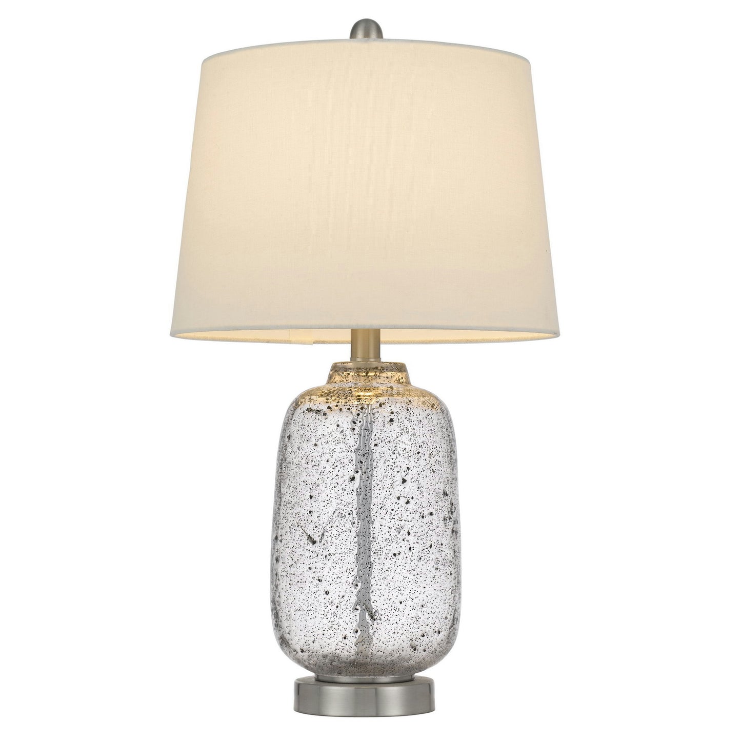 Brushed steel/glass Metal Solaro - Table lamp