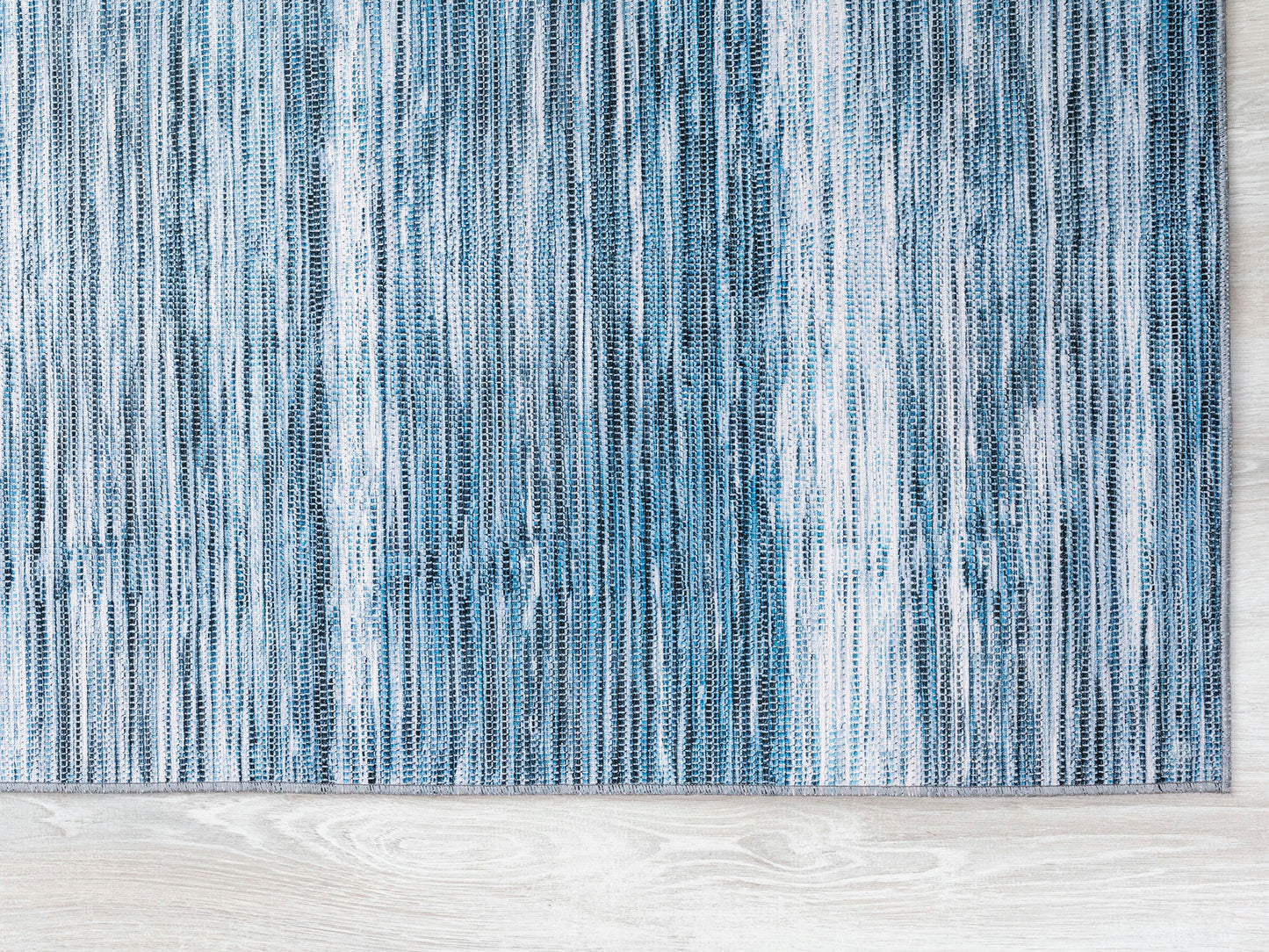 Kaleen Boho Patio Collection Dark Denim Area Rug 8' x 10'