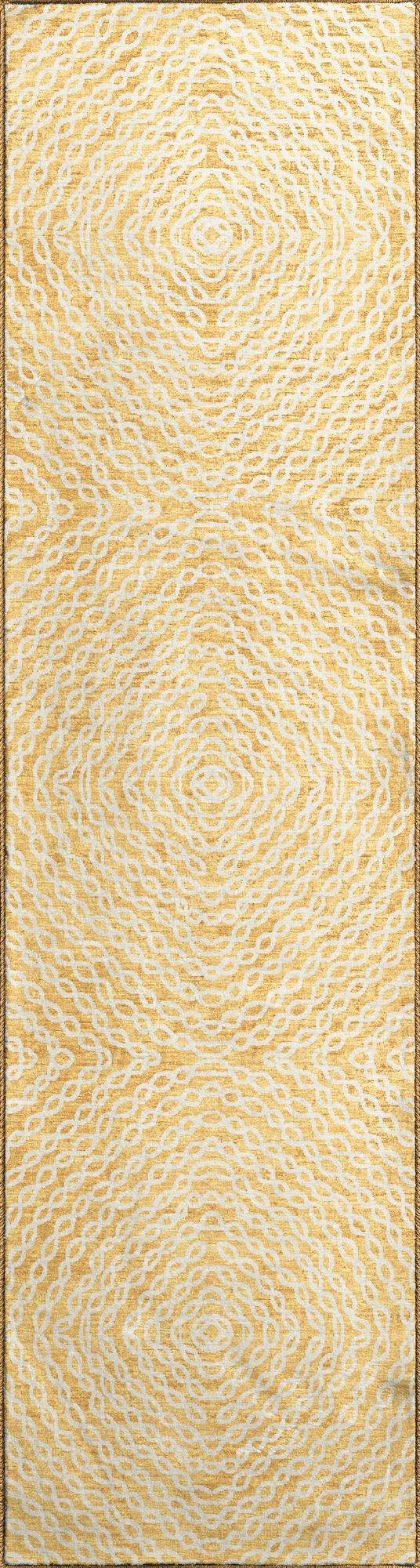 Brisbane BR3 Gold 2'3" x 7'6" Runner Rug