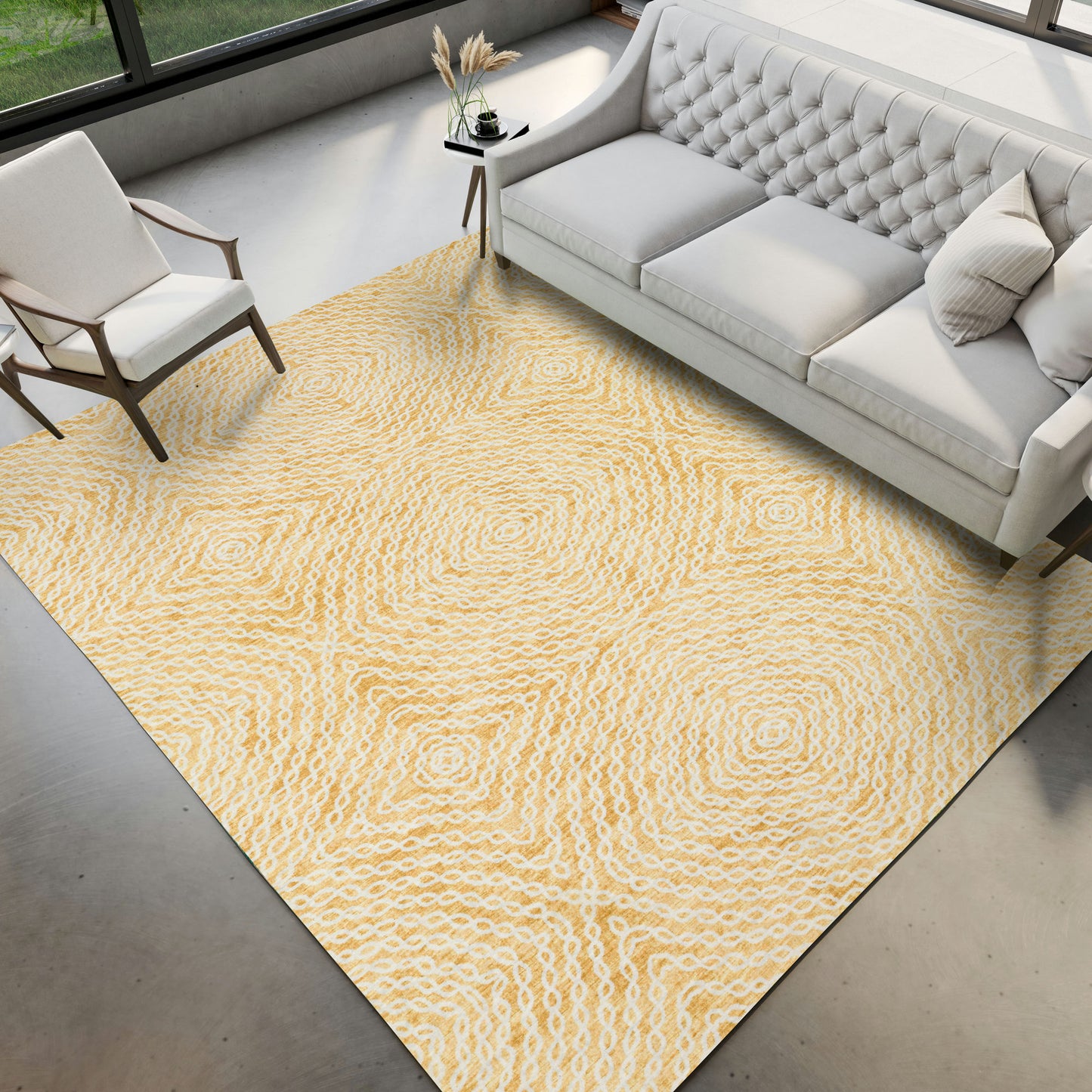 Brisbane BR3 Gold 5' x 7'6" Rug