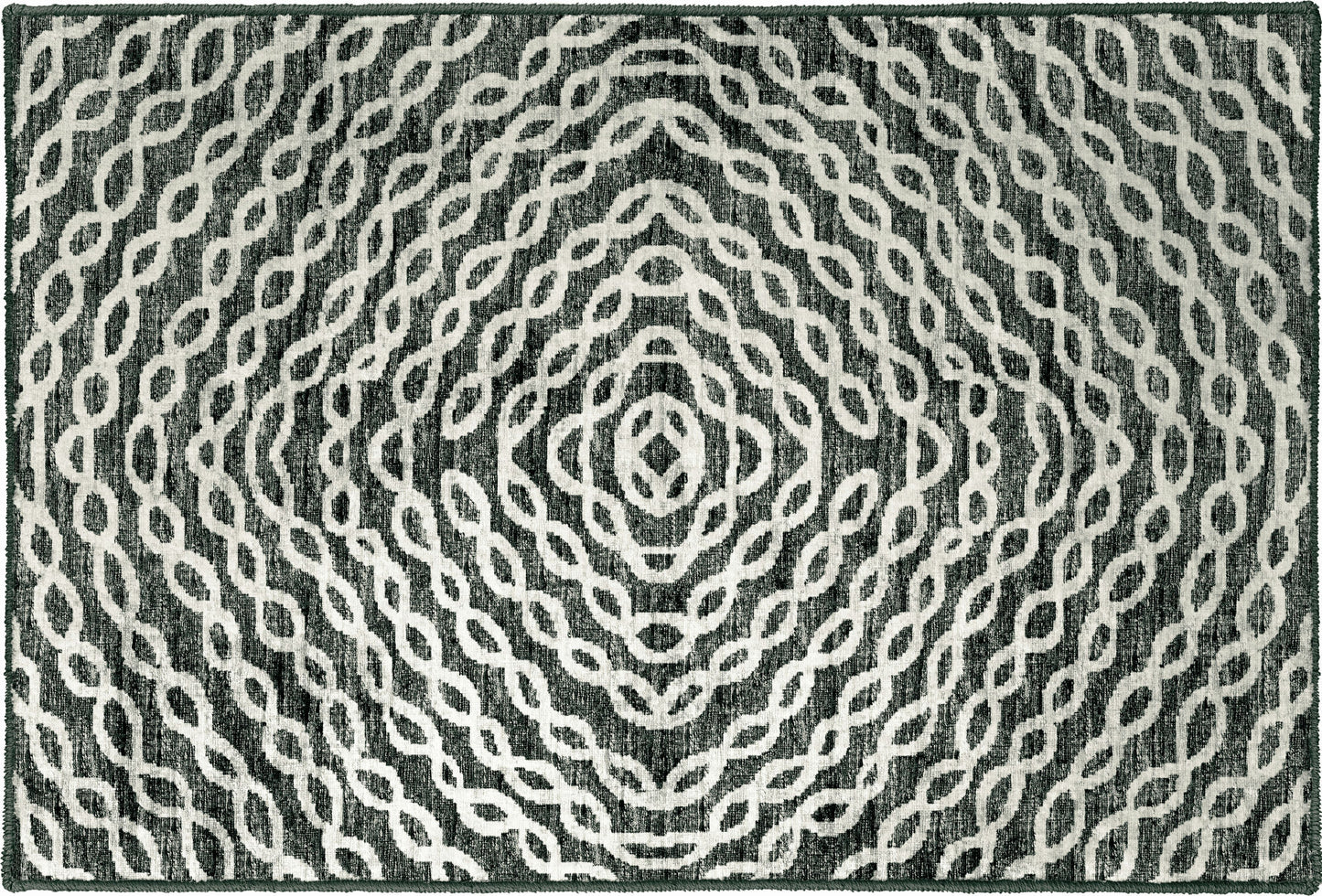 Brisbane BR3 Midnight 1'8" x 2'6" Rug