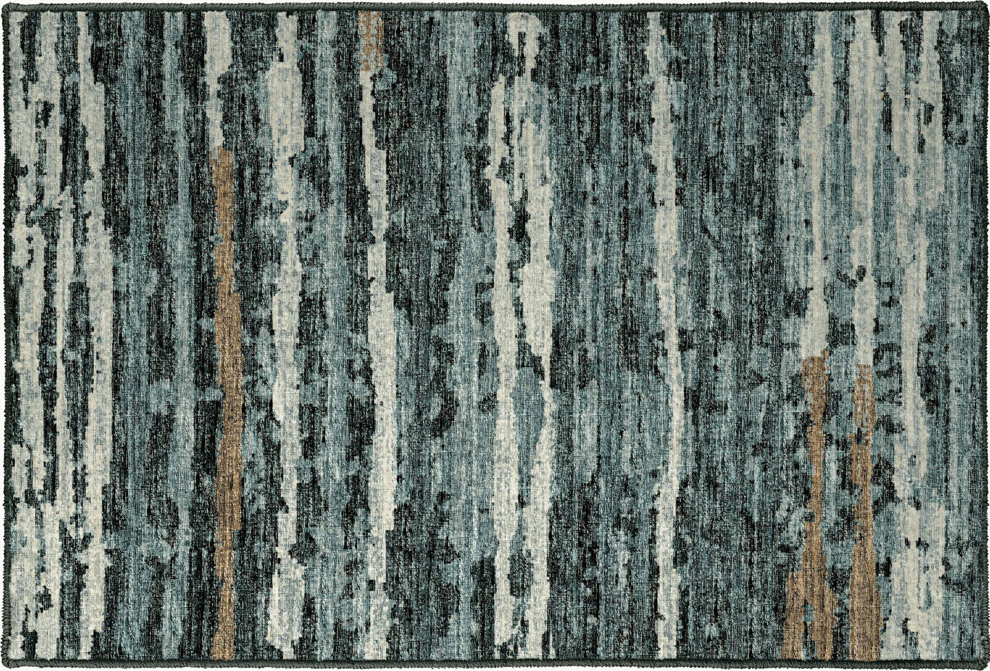 Brisbane BR4 Midnight 1'8" x 2'6" Rug