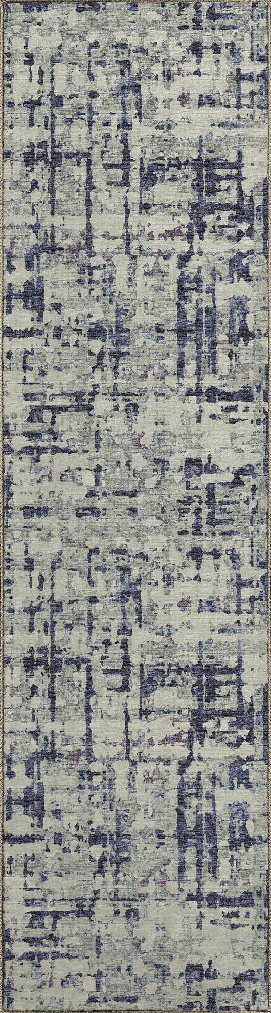 Brisbane BR5 Eggplant 2'3" x 7'6" Runner Rug