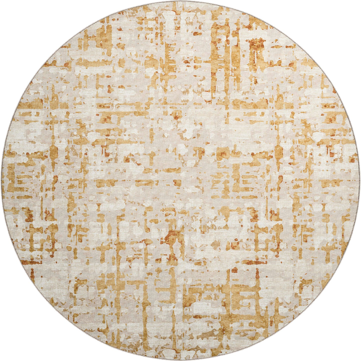 Brisbane BR5 Khaki 8' x 8' Round Rug