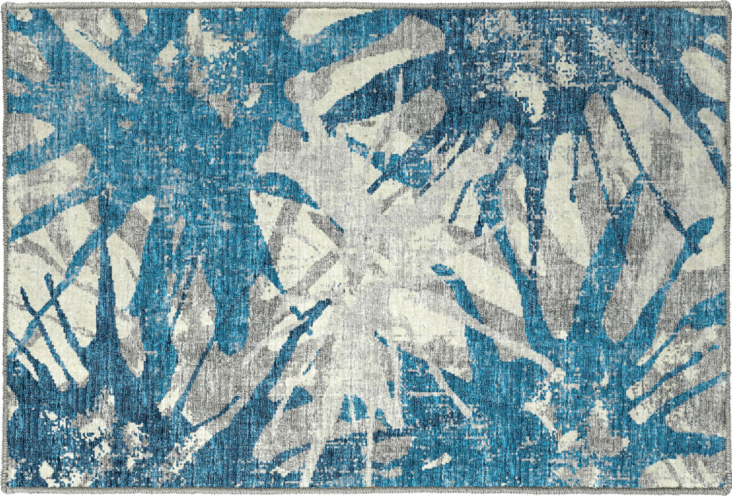Brisbane BR6 Cobalt 1'8" x 2'6" Rug