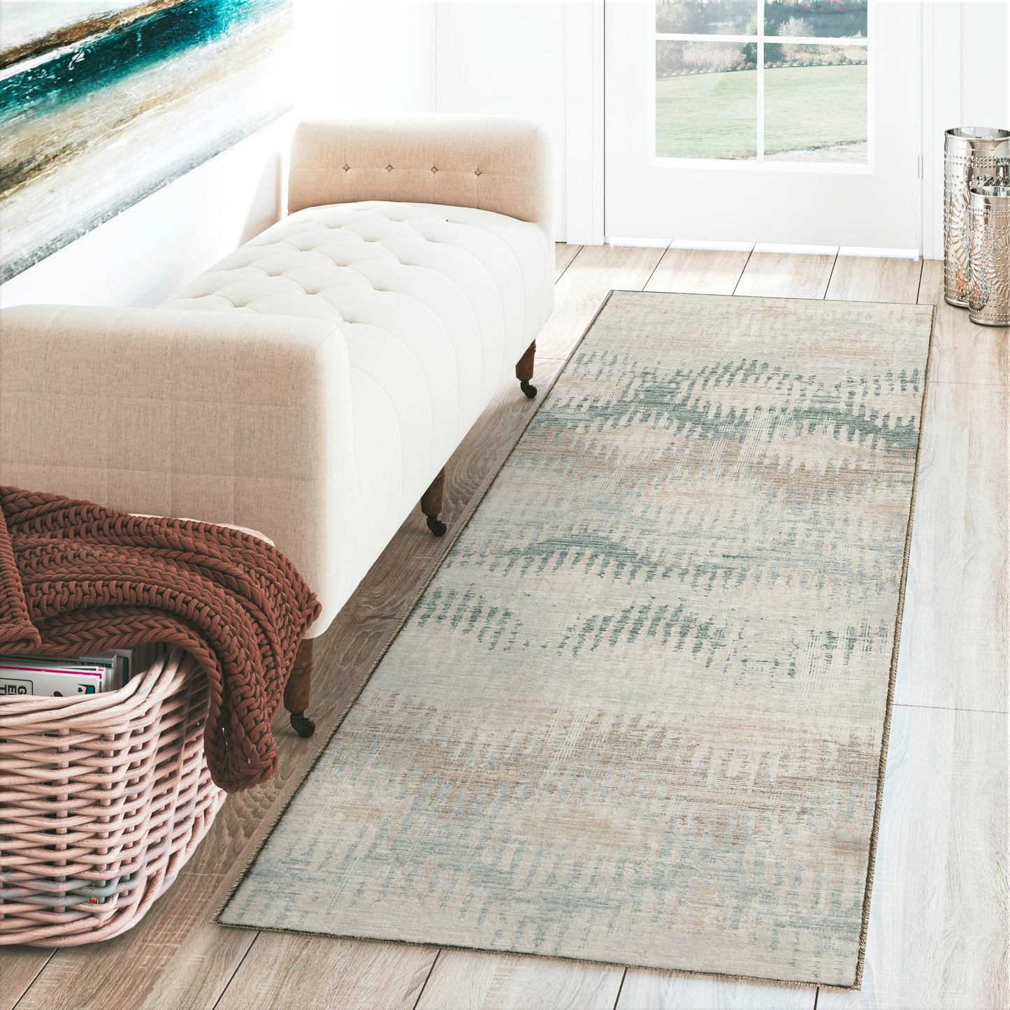 Brisbane BR9 Seascape 2'3" x 7'6" Runner Rug