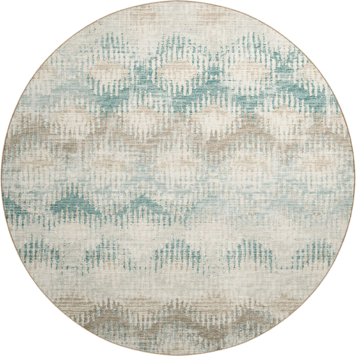 Brisbane BR9 Seascape 8' x 8' Round Rug