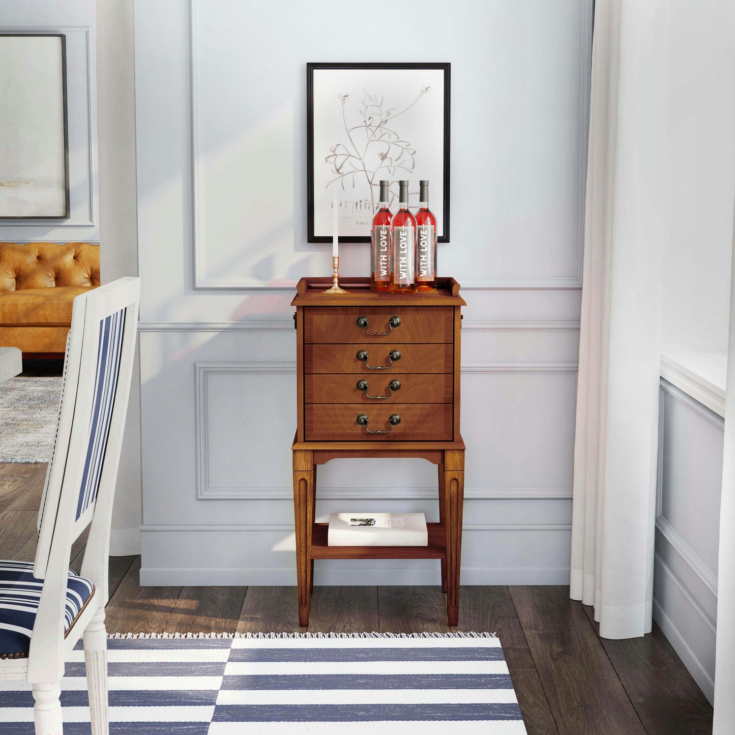 Butler Specialty Company, Hardwick 4-Drawer Chest, Medium Brown