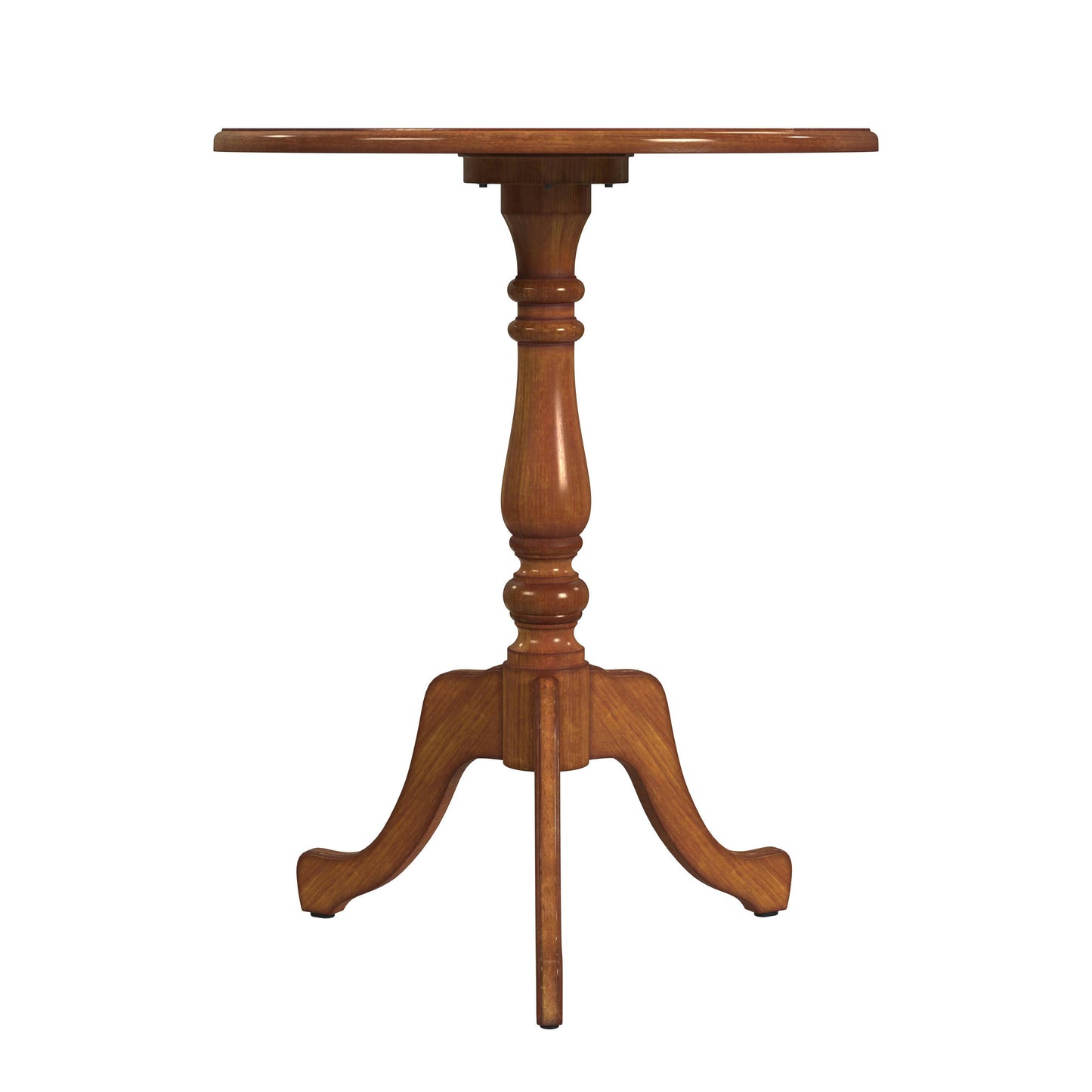 Butler Specialty Company, Colbert 22" Round Pedestal Game Table, Medium Brown