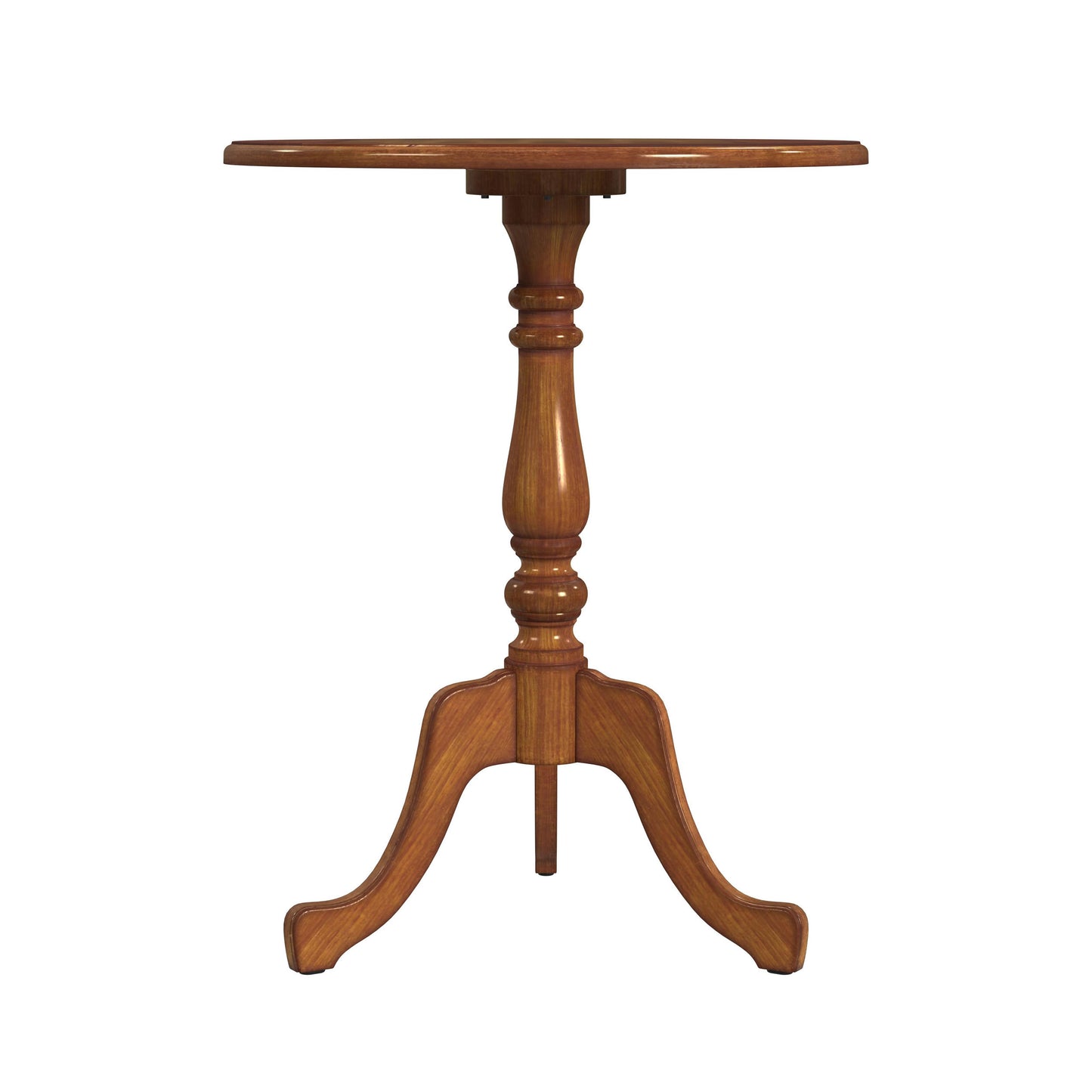 Butler Specialty Company, Colbert 22" Round Pedestal Game Table, Medium Brown