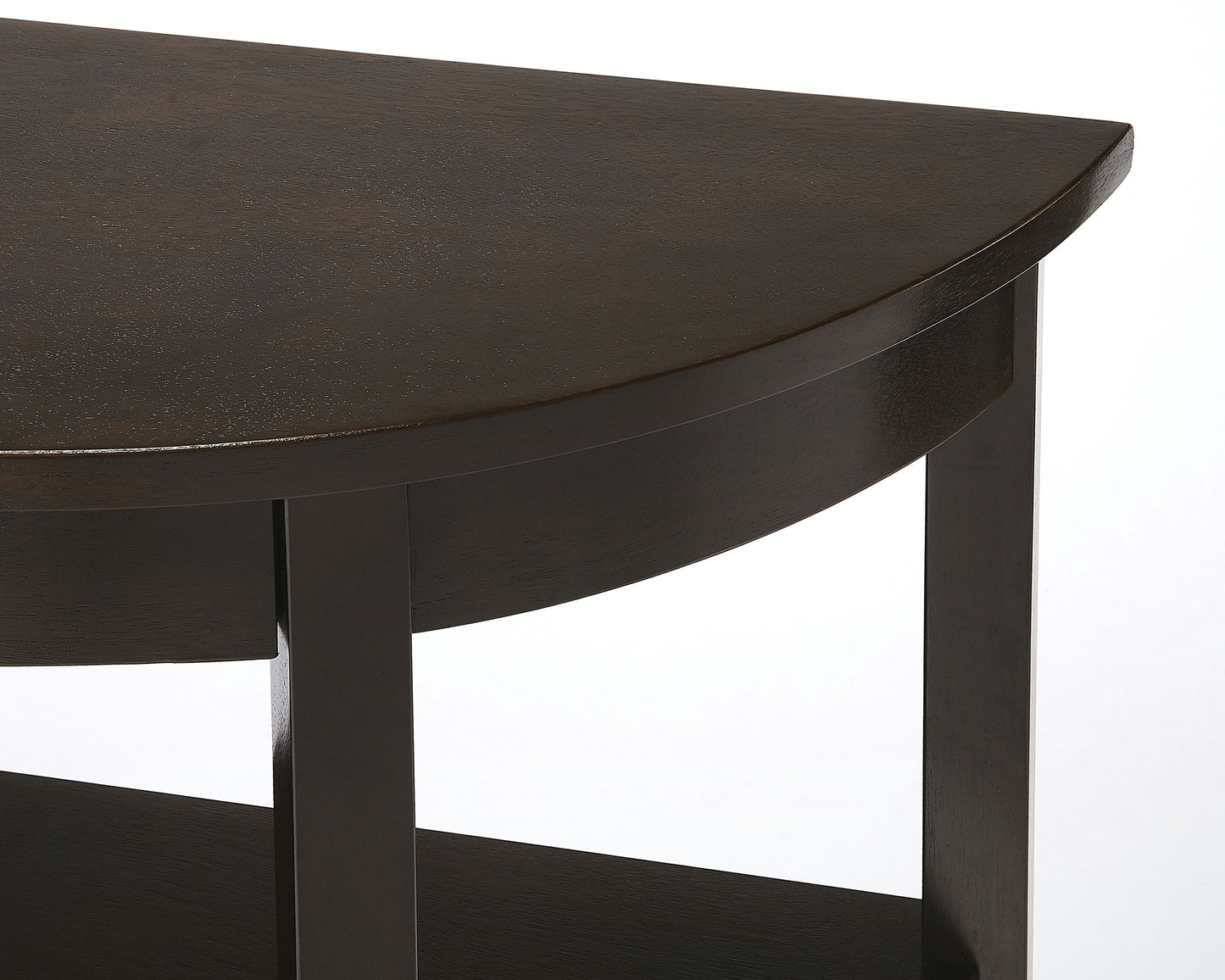 Butler Specialty Company, Lara Demilune Console Table, Dark Brown