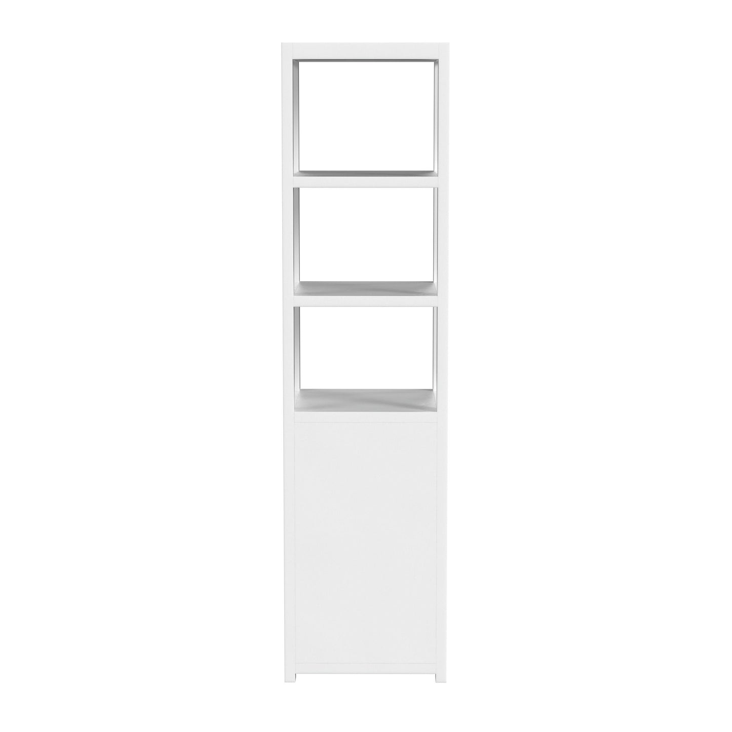 Butler Specialty Company, Lark 3- Tier 1 Door Narrow Bookcase Etagere, White
