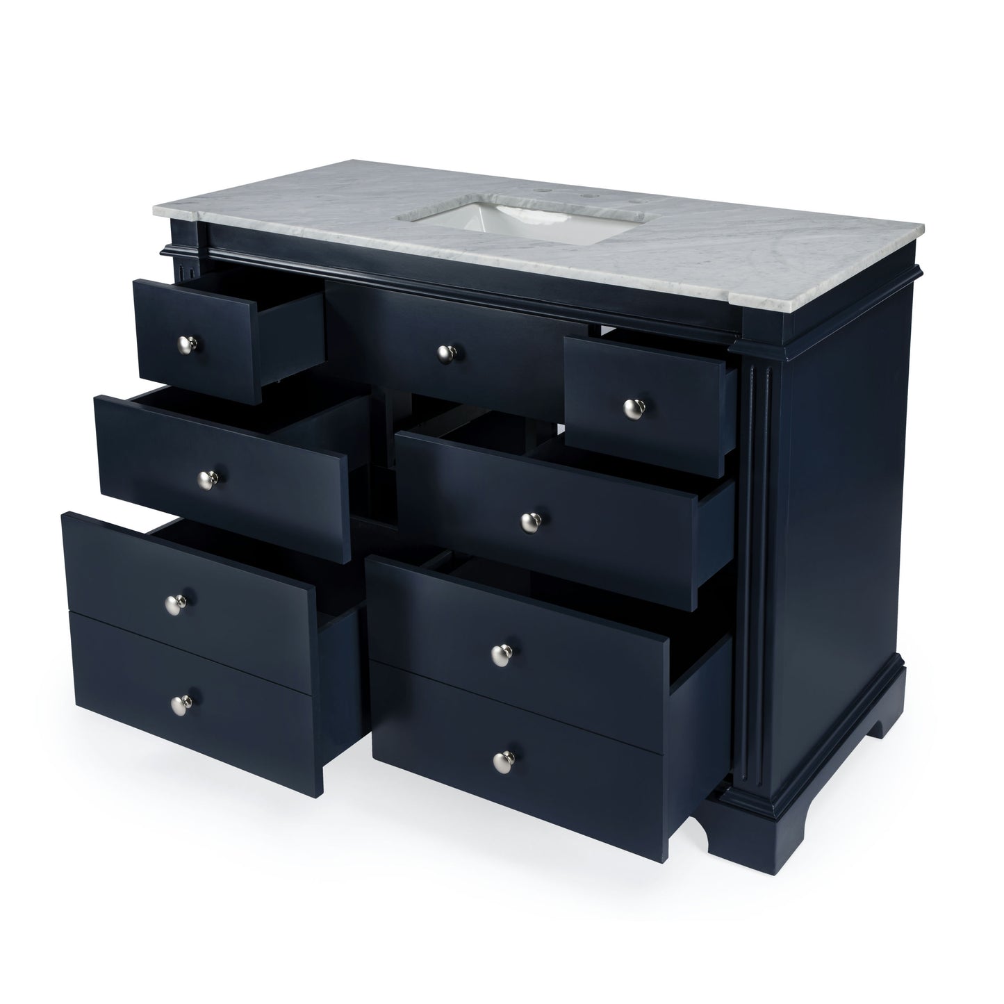Butler Specialty Company, Harley 48" Single Bathroom Vanity Set, Navy Blue
