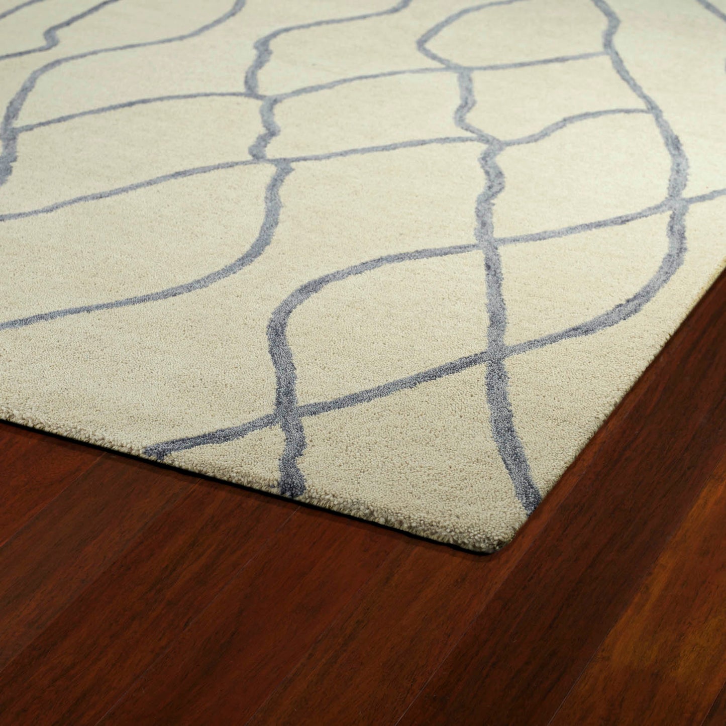 Kaleen Casablanca Collection Light Ivory Area Rug 9'6" x 13'6"
