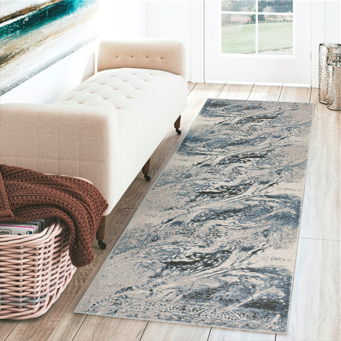 Cascina CC8 Riverview 2'3" x 7'5" Runner Rug