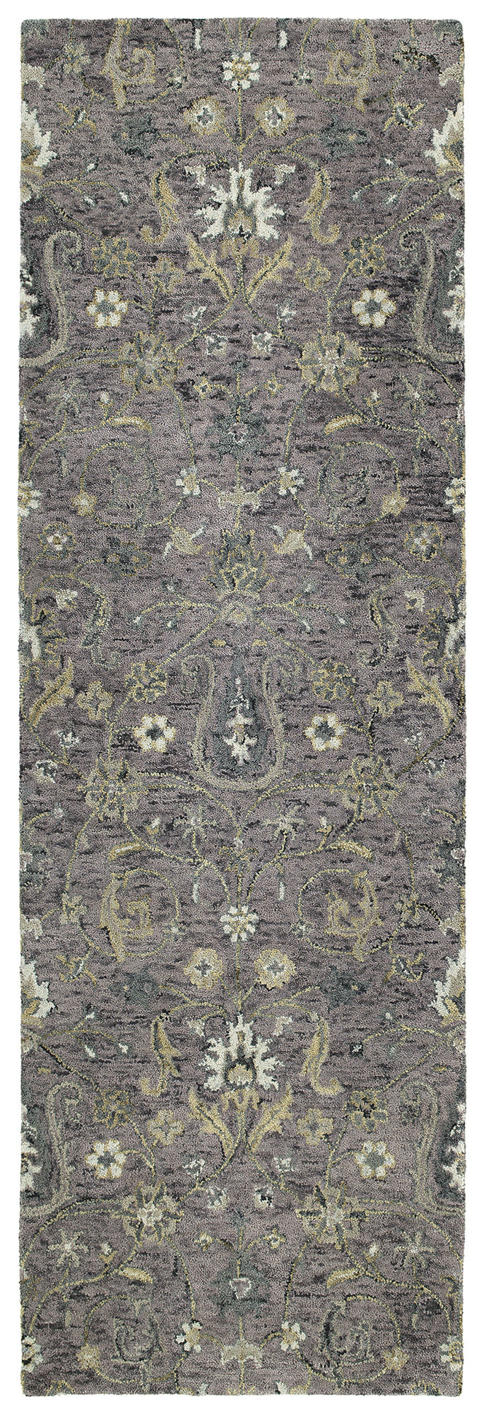 Kaleen Chancellor Collection Dark Lilac Throw Rug 2' x 3'