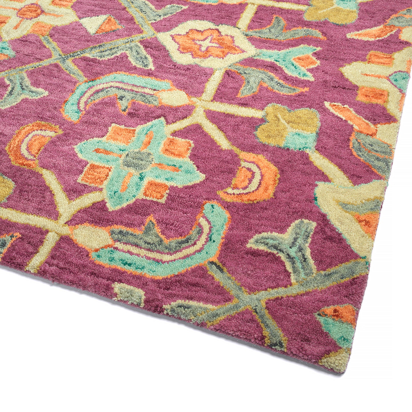 Kaleen Chancellor Collection Dark Plum Throw Rug 2' x 3'