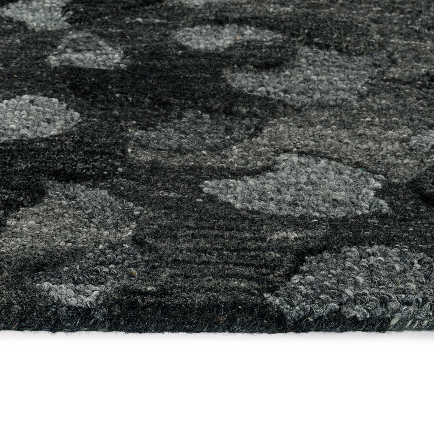 Kaleen Calvin Collection Dark Charcoal Area Rug 9'6" x 13'