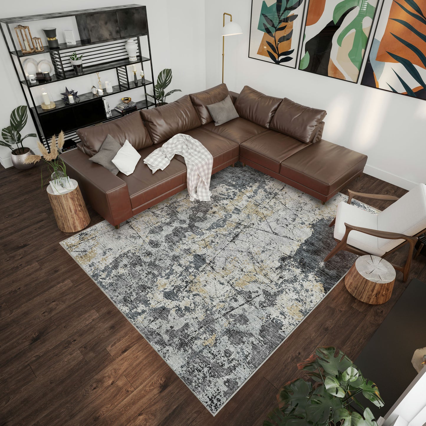 Camberly CM3 Midnight 5' x 7'6" Rug