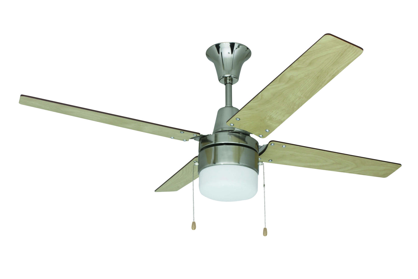 48" Connery Ceiling Fan in Brushed Polished Nickel