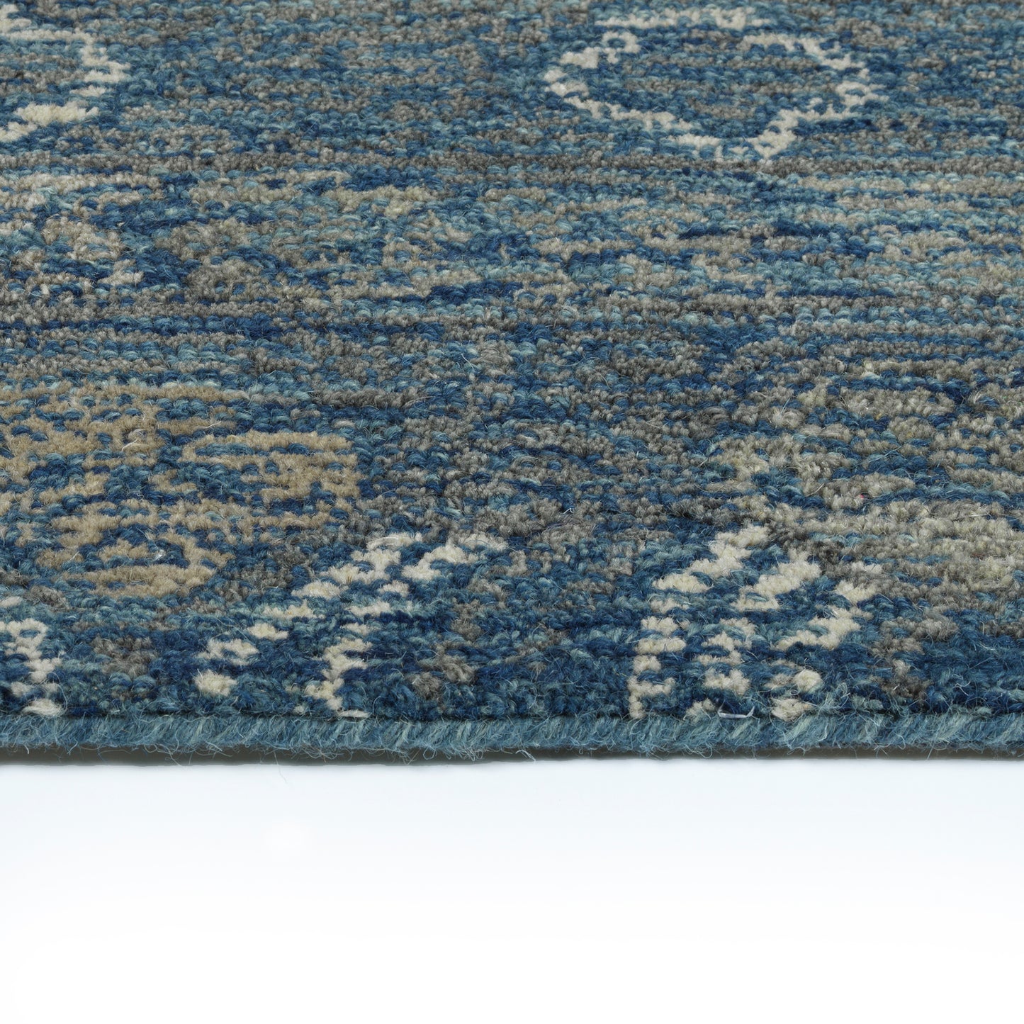 Kaleen Courvert Collection Dark Blue Area Rug 8' x 10'