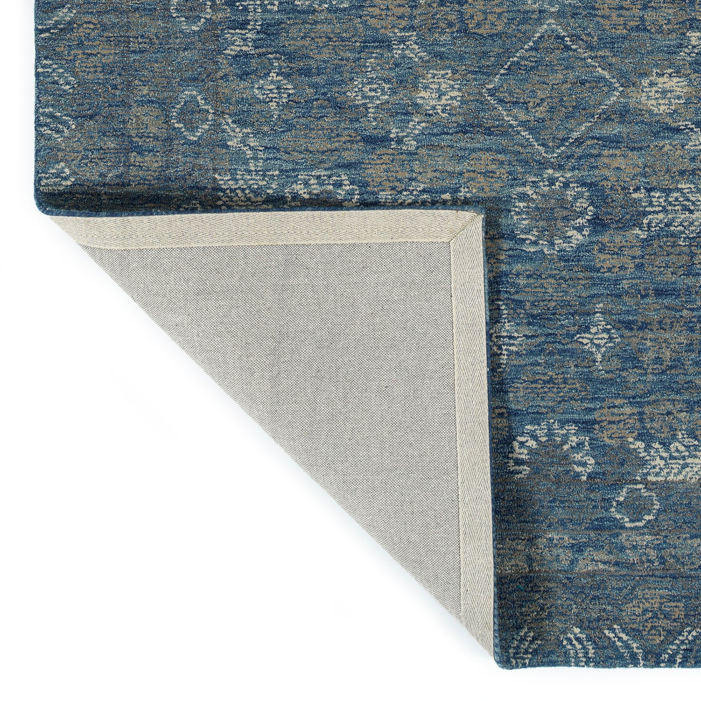 Kaleen Courvert Collection Dark Blue Area Rug 8' x 10'