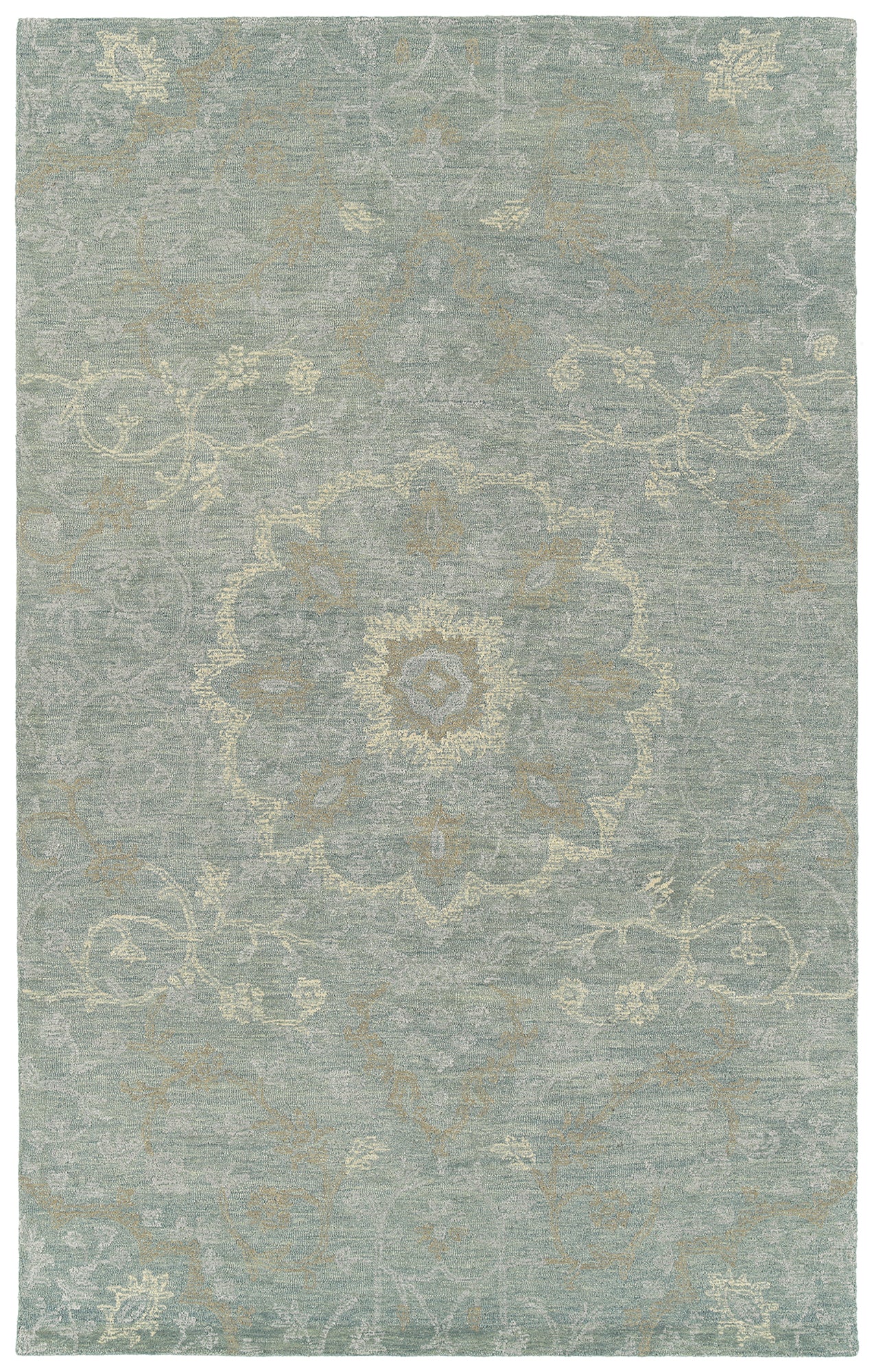 Kaleen Courvert Collection Light Sage Area Rug 8' x 10'
