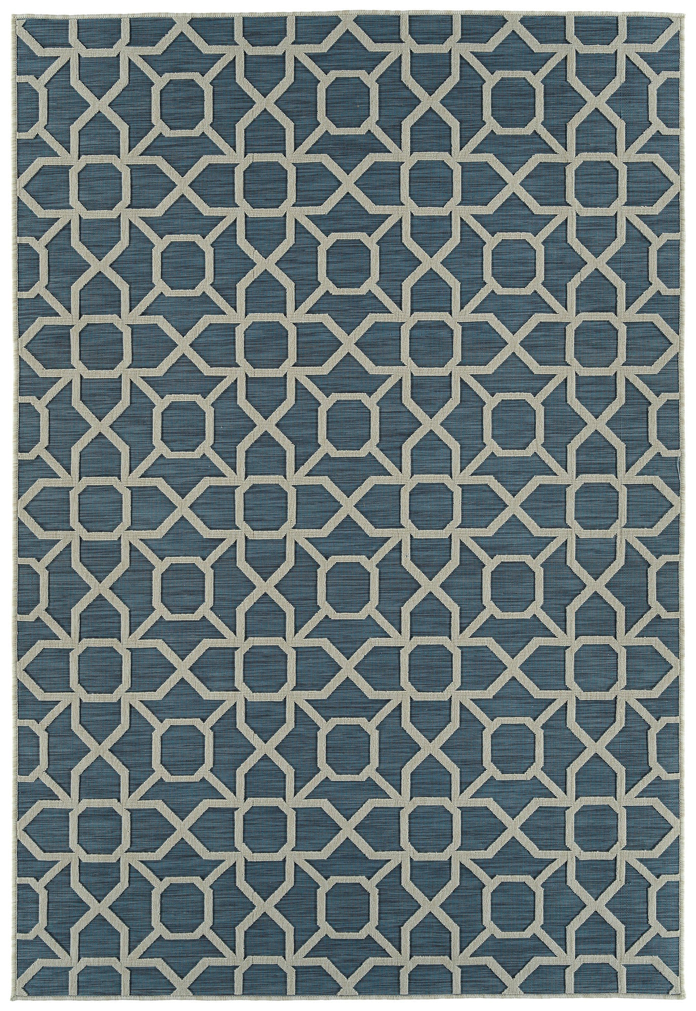Kaleen Cove Collection COV01-17 Blue Area Rug 7'10" x 10'