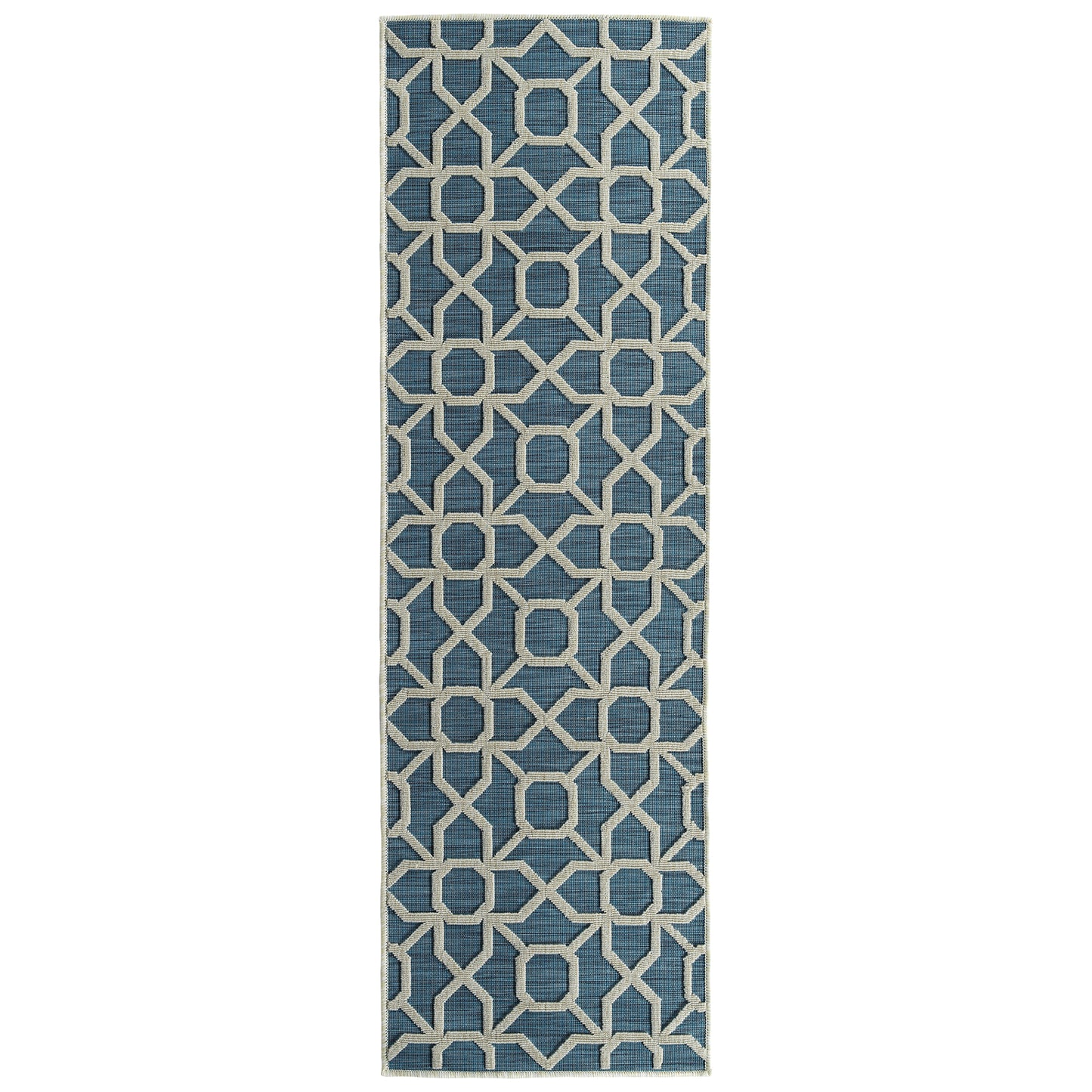 Kaleen Cove Collection COV01-17 Blue Throw Rug 2' x 3'
